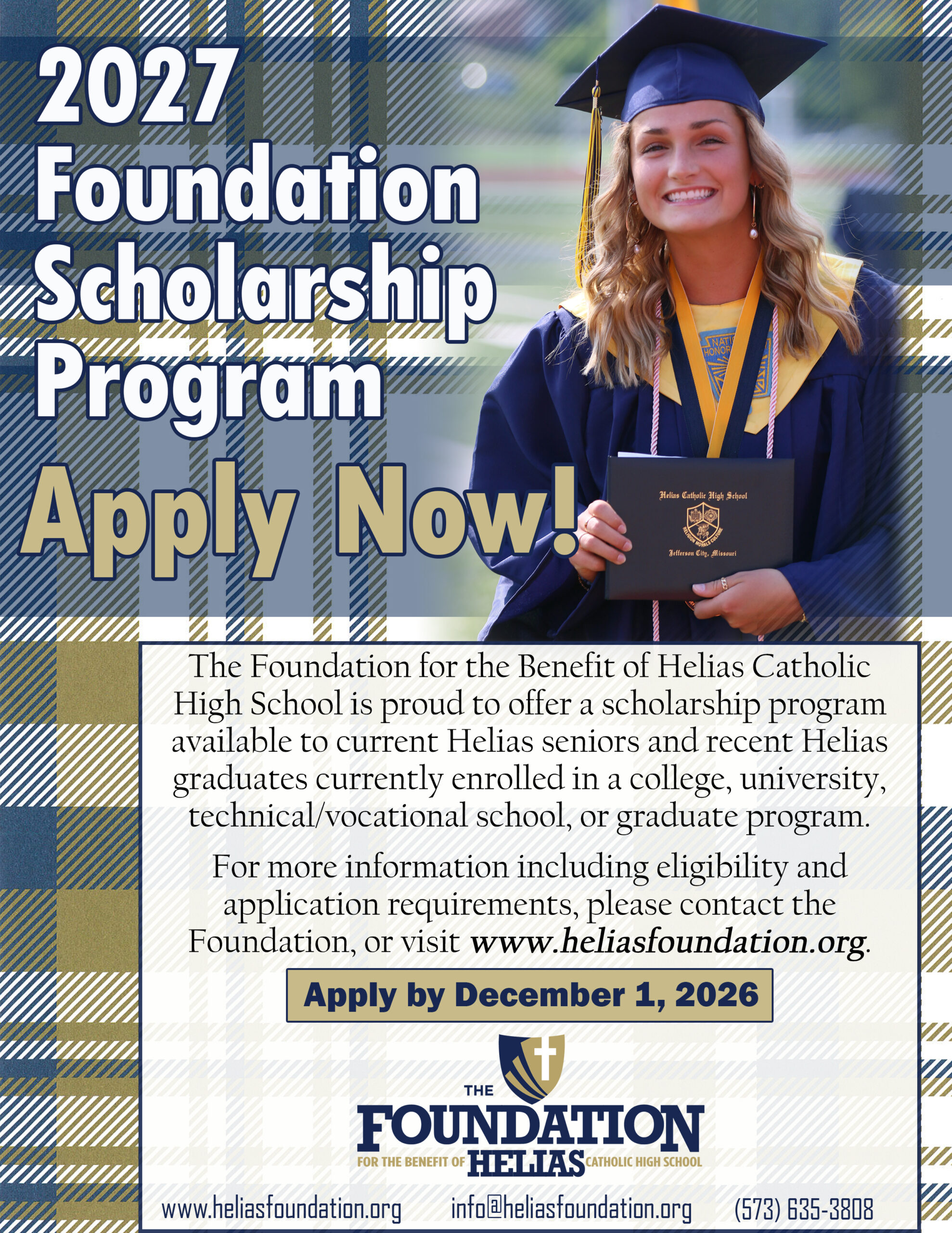 2027 Foundation Scholarship Flyer